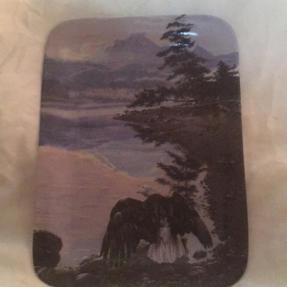 Numbered porcelain plate
